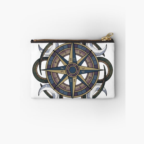 Item preview, Serpent Compass Moonshard Emblem designed and sold by IllumeInk.