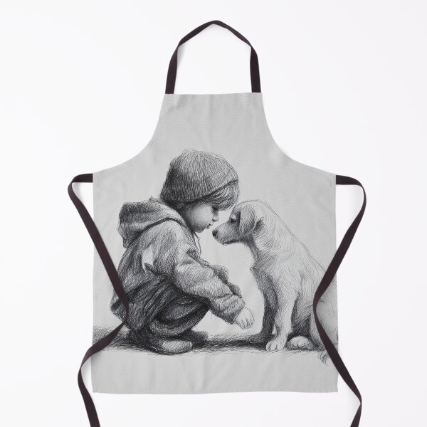 Item preview, Child and Puppy Staring Contest designed and sold by lautir.