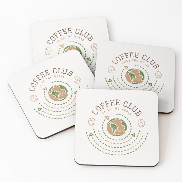 Item preview, Coffee Club: Taste the World Graphic designed and sold by Bold & Brewed.