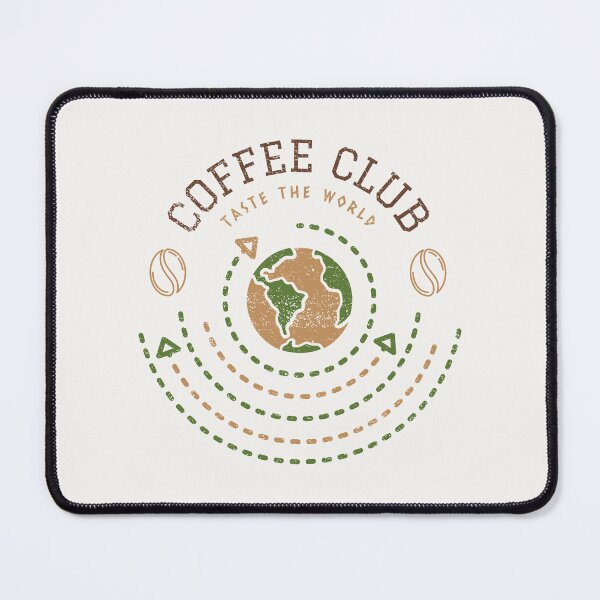 Item preview, Coffee Club: Taste the World Graphic designed and sold by Bold & Brewed.