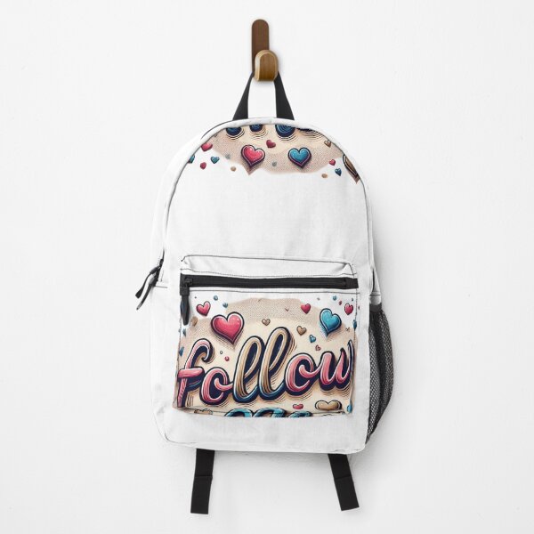Item preview, Follow Me Aesthetic Typography | Cute Hearts and Stars Quote Art designed and sold by RS-Globalist-.