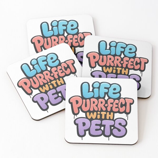 Item preview, Life Purr-fect With Pets Logo designed and sold by OwnYourMood.