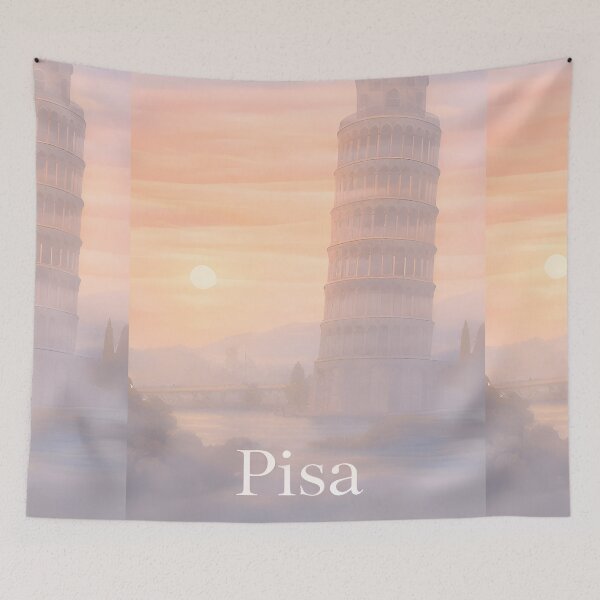 Item preview, Leaning Tower of Pisa — Minimal Calm Italy Art designed and sold by Minimal Calm.
