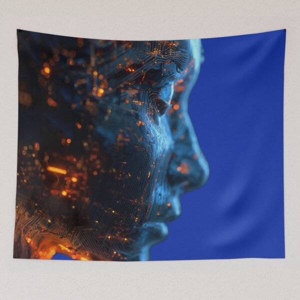 Item preview, Artificial Intelligence Cyberpunk Brain Circuitry designed and sold by ChinzorigBAY.