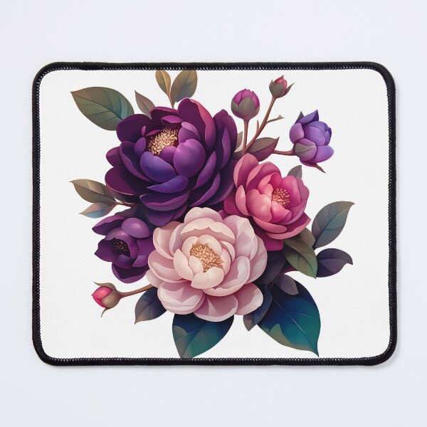 Item preview, Luxury Peony Rose Bouquet Saint Valentine's Day - Elegant Floral Love Art Print designed and sold by DesignArtist.ia.