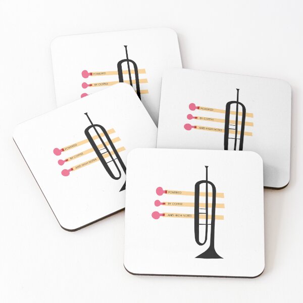 Item preview, Funny Trumpet Player - Powered by Coffee and High Notes designed and sold by PhokaPhokich.