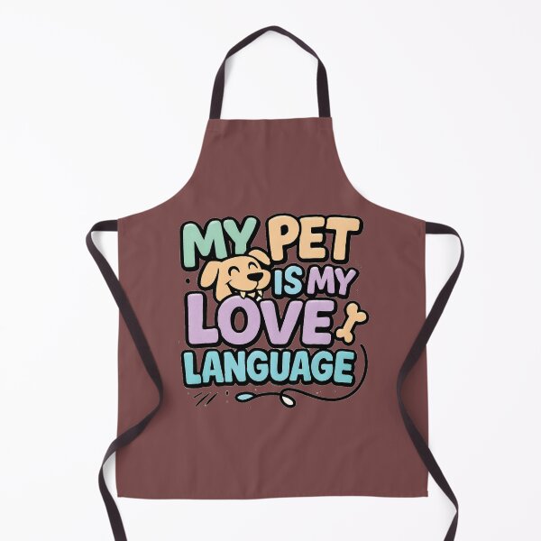 Item preview, My Pet Is My Love Language Cute Logo designed and sold by OwnYourMood.