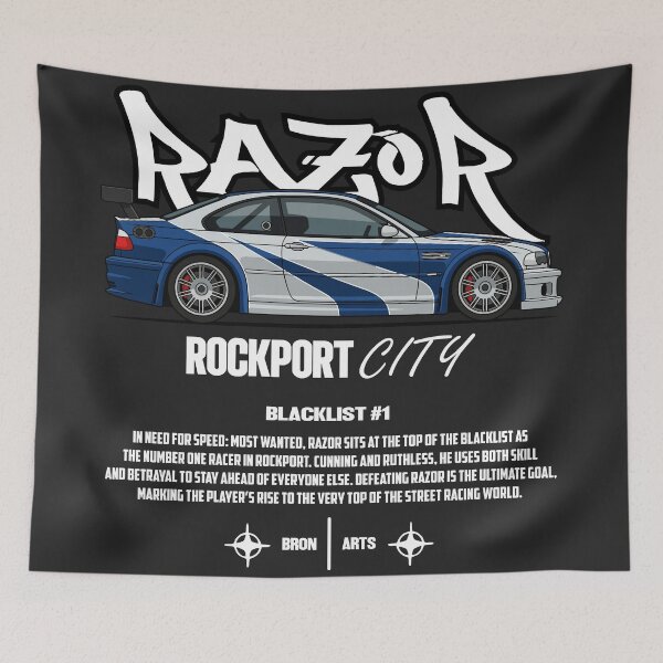 Item preview, Need For Speed Most Wanted Blacklist #1 Razor designed and sold by BronArtworks.