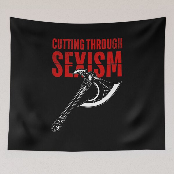 Item preview, Cutting Through Sexism | Feminist Axe designed and sold by ObsidianDaz.