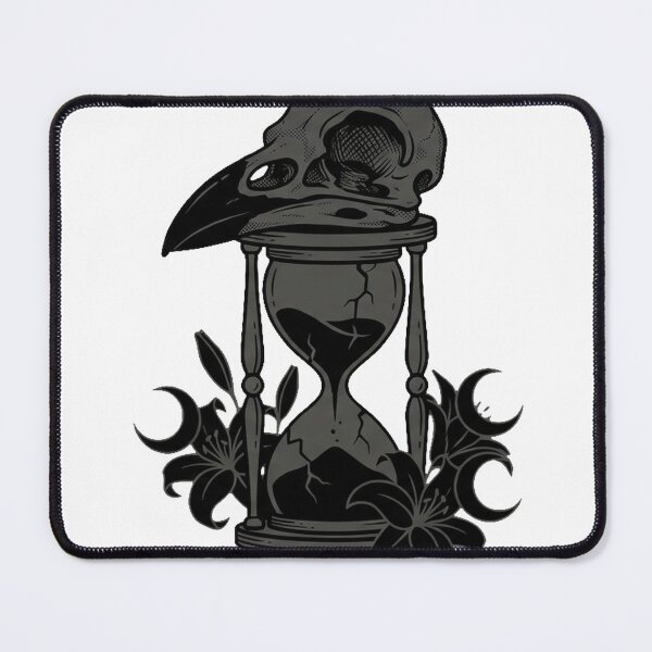 Item preview, Raven Hourglass Lilies Sigil designed and sold by IllumeInk.