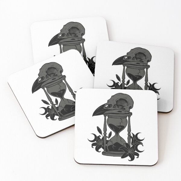 Item preview, Raven Hourglass Lilies Sigil designed and sold by IllumeInk.