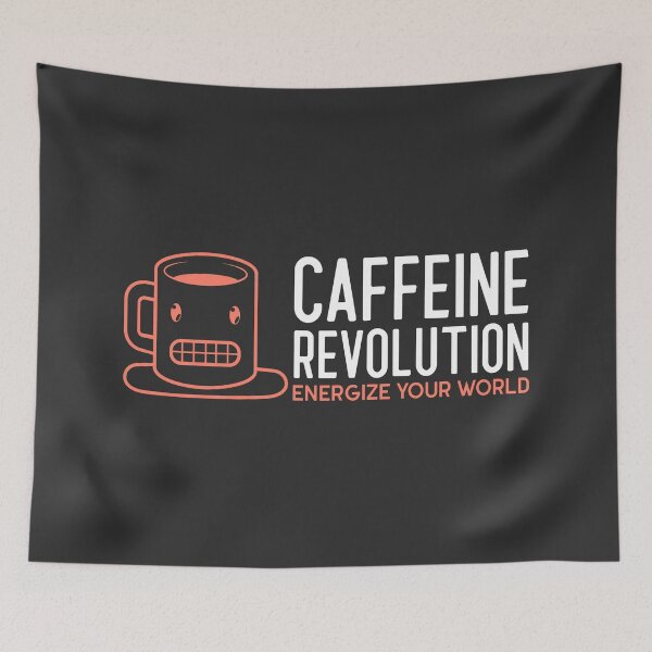 Item preview, Caffeine Revolution: Energize Your World Graphic designed and sold by Bold & Brewed.