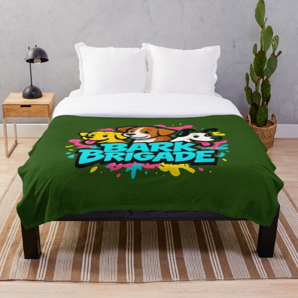 Item preview, Bark Brigade Graffiti Logo – Fun Dog Vibes designed and sold by OwnYourMood.