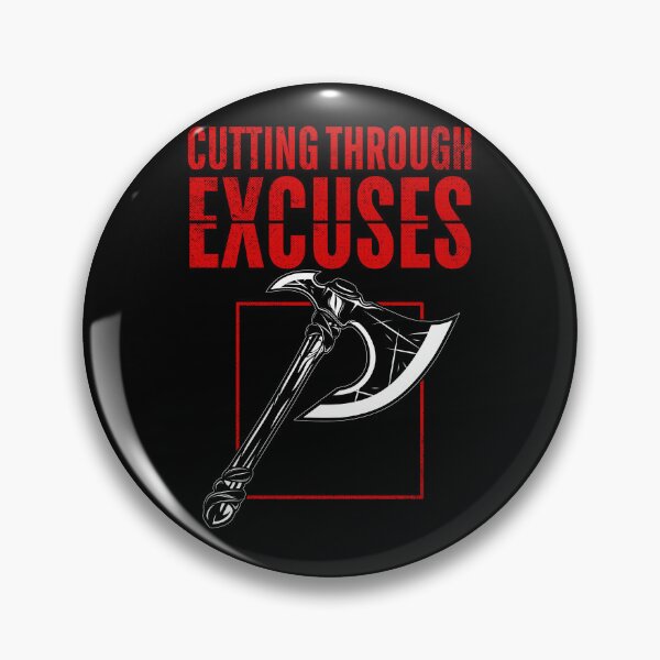 Item preview, Cutting Through Excuses – Motivation for Go-Getters & Gym Warriors designed and sold by ObsidianDaz.