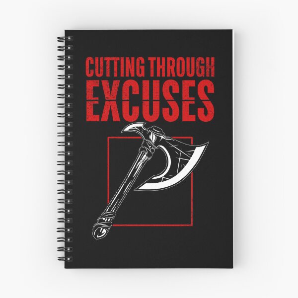 Item preview, Cutting Through Excuses – Motivation for Go-Getters & Gym Warriors designed and sold by ObsidianDaz.