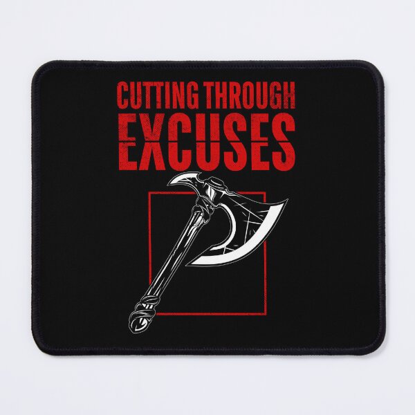 Item preview, Cutting Through Excuses – Motivation for Go-Getters & Gym Warriors designed and sold by ObsidianDaz.