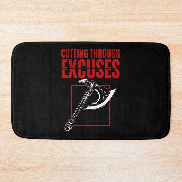 Item preview, Cutting Through Excuses – Motivation for Go-Getters & Gym Warriors designed and sold by ObsidianDaz.
