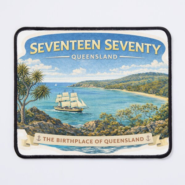 Item preview, Town of 1770 (Seventeen Seventy) in Queensland, Australia designed and sold by PamLeeDesign.