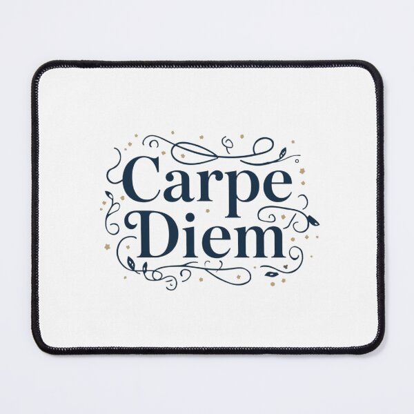 Item preview, Carpe Diem – Elegant Latin Quote | Inspirational Dark Academia Typography designed and sold by Bubelek.