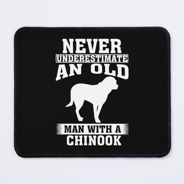 Item preview, Never Underestimate an Old Man with Chinook designed and sold by CosmoKitsch.