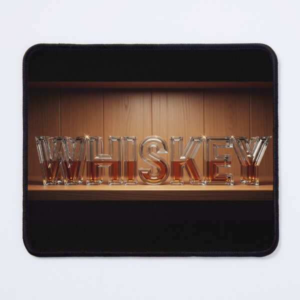 Item preview, Whiskey sign on the wooden bar counter designed and sold by stereonut.