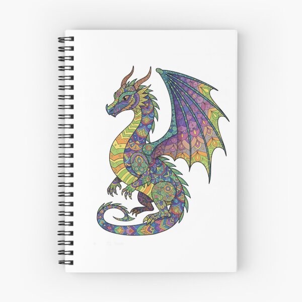 Item preview, Colorful Standing Dragon designed and sold by PaintedbyCarol.