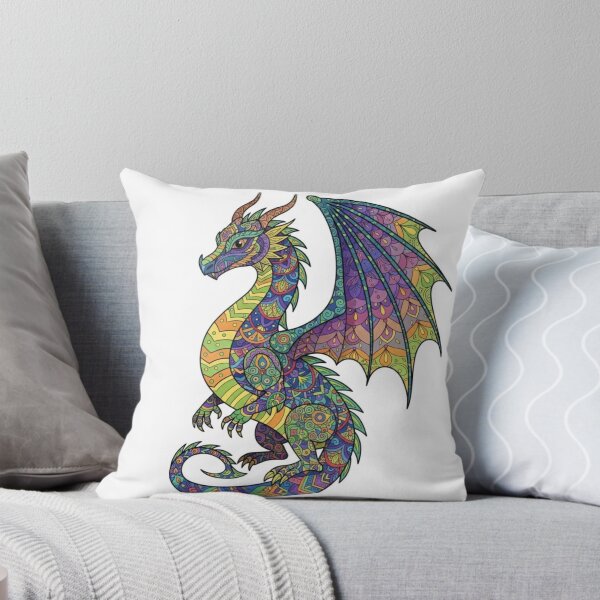 Item preview, Colorful Standing Dragon designed and sold by PaintedbyCarol.