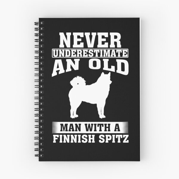 Item preview, Never Underestimate an Old Man with Finnish Spitz designed and sold by CosmoKitsch.
