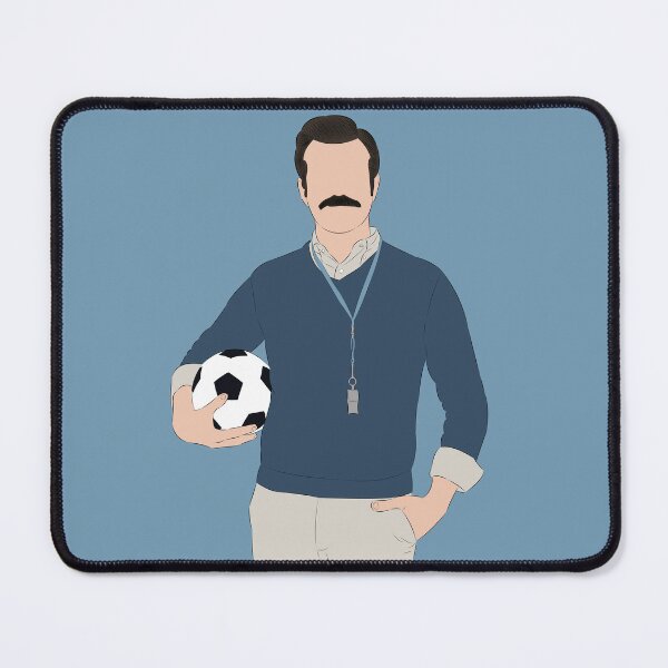 Item preview, Coach Ted Lasso Fan Art Portrait Illustration designed and sold by Still Silhouette.