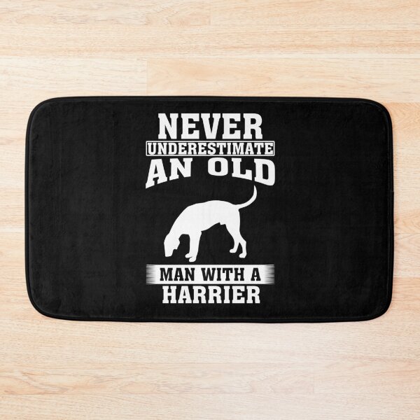 Item preview, Never Underestimate an Old Man with Harrier designed and sold by CosmoKitsch.