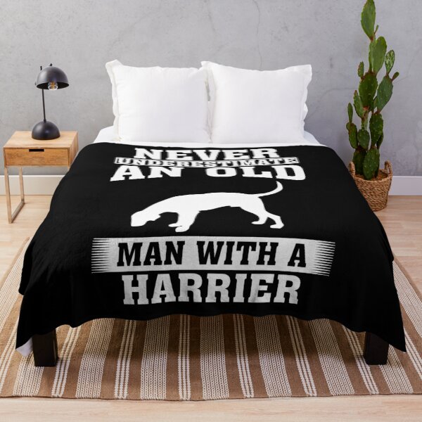 Item preview, Never Underestimate an Old Man with Harrier designed and sold by CosmoKitsch.
