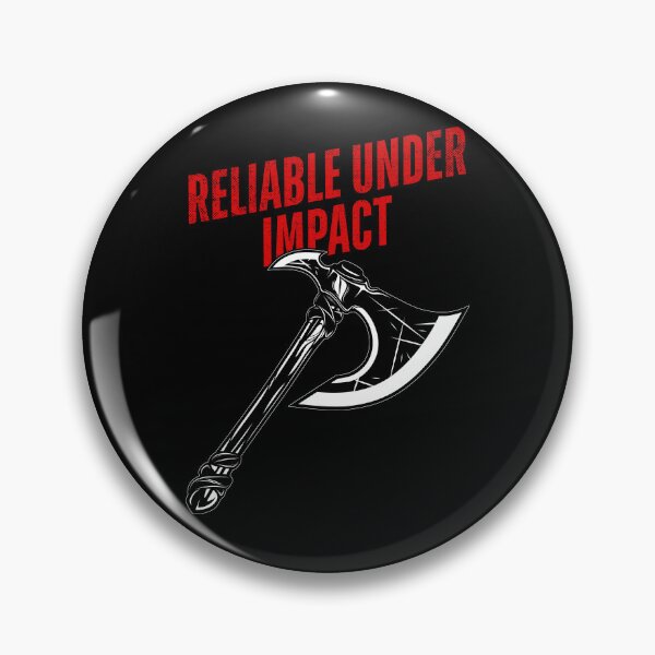 Item preview, Reliable Under Impact – Bold Axe Design for the Unbreakable Mindset designed and sold by ObsidianDaz.
