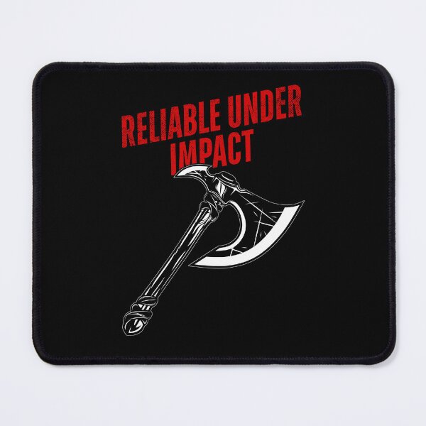 Item preview, Reliable Under Impact – Bold Axe Design for the Unbreakable Mindset designed and sold by ObsidianDaz.