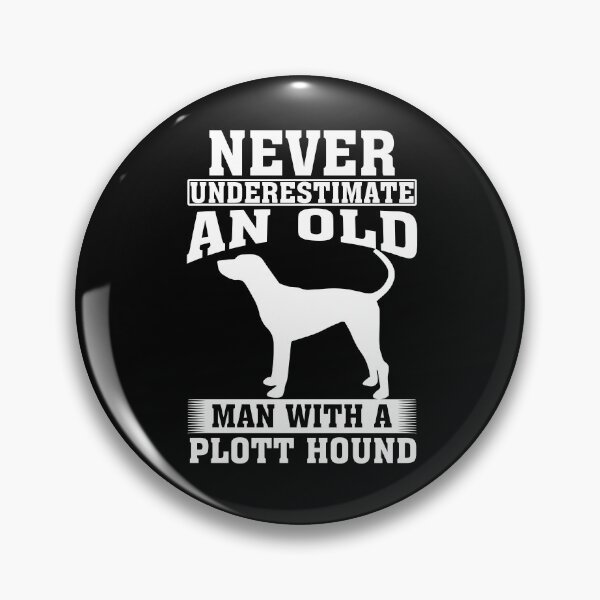 Artikelvorschau, Unterschätze niemals einen alten Mann mit Plott Hound entworfen und verkauft von CosmoKitsch.