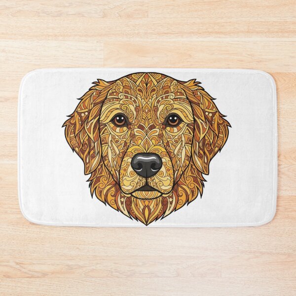 Item preview, Intricate Golden Retriever designed and sold by PaintedbyCarol.