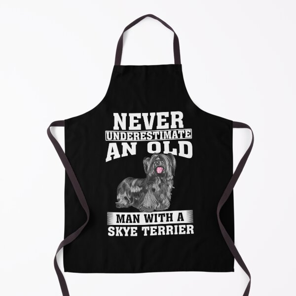 Item preview, Never Underestimate an Old Man with Skye Terrier designed and sold by CosmoKitsch.