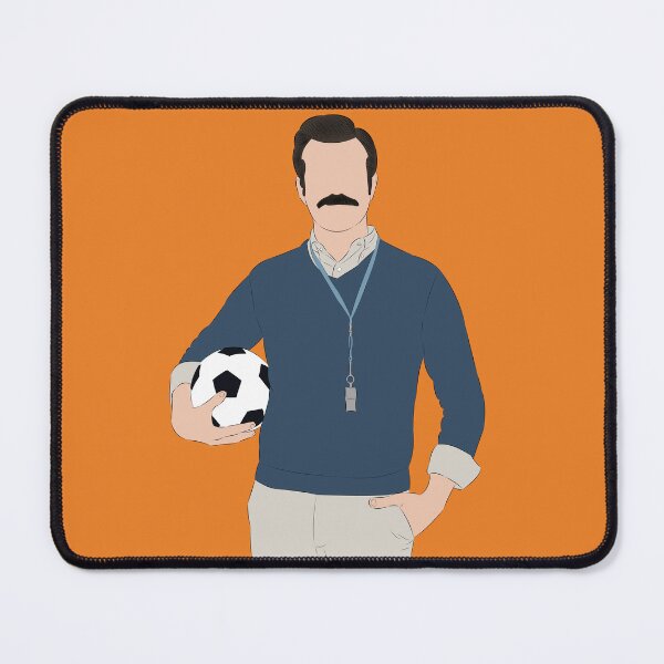 Item preview, Coach Lasso Fan Art Portrait Illustration designed and sold by Still Silhouette.