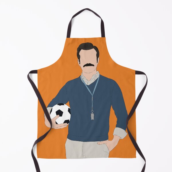 Artikelvorschau, Coach Lasso Fan Art Portrait Illustration entworfen und verkauft von Still Silhouette.