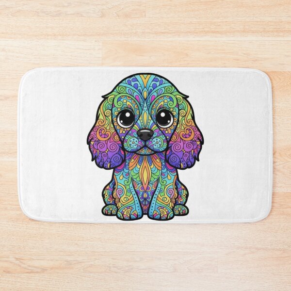 Item preview, Colorful and Fun Cocker Spaniel designed and sold by PaintedbyCarol.