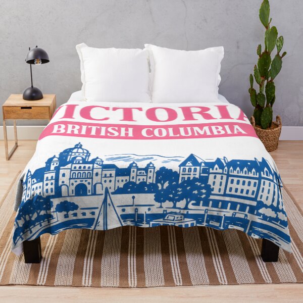 Item preview, Victoria BC British Columbia Canada Pastel Skyline Landscape  designed and sold by HowToCanadian.