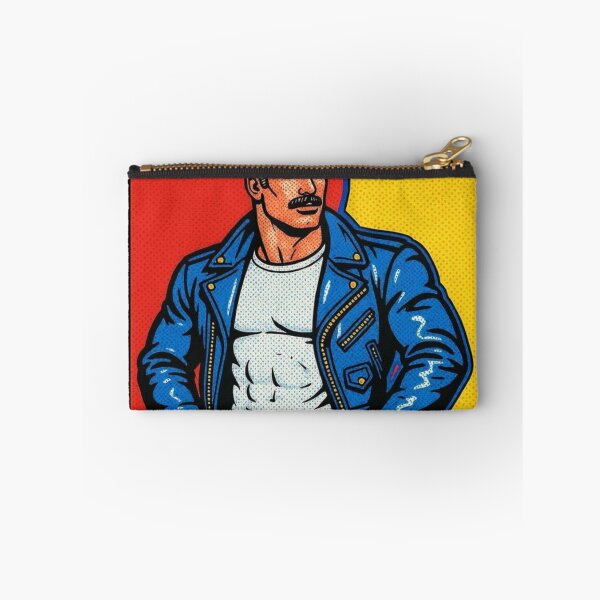 Item preview, Gay Leather Daddy Biker Go Hard Or Go Home Tom of Finland Tribute Pop Art Pride Graphic Design designed and sold by ItsAKinkThing.