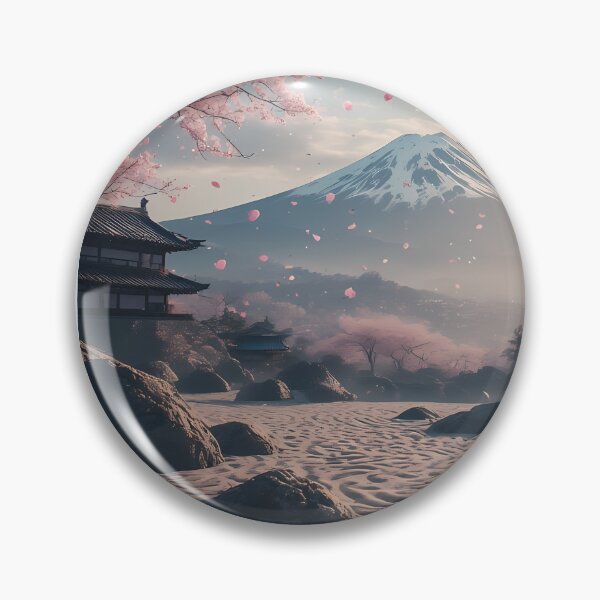 Item preview, Zen Garden Sanctuary: Mt. Fuji and Sakura Dreams designed and sold by TheDreamsMaker.