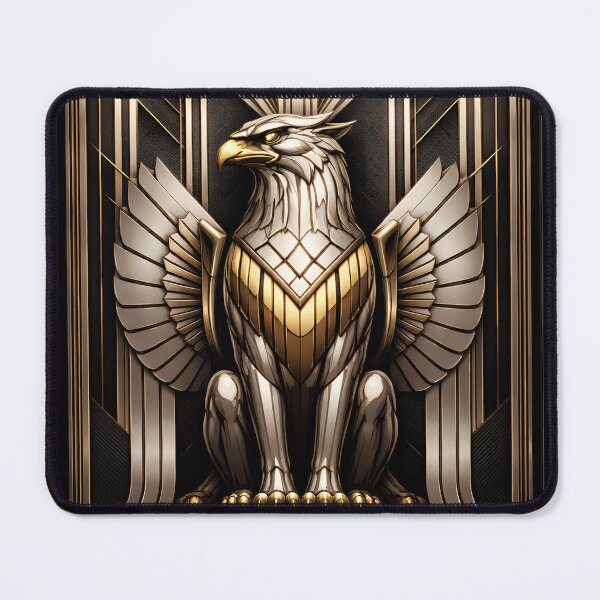 Item preview, Art Deco Architectural Griffin Emblem designed and sold by BloomVera.
