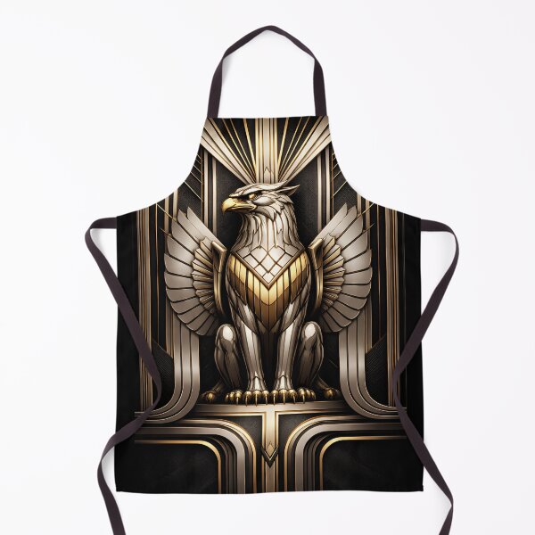 Item preview, Art Deco Architectural Griffin Emblem designed and sold by BloomVera.