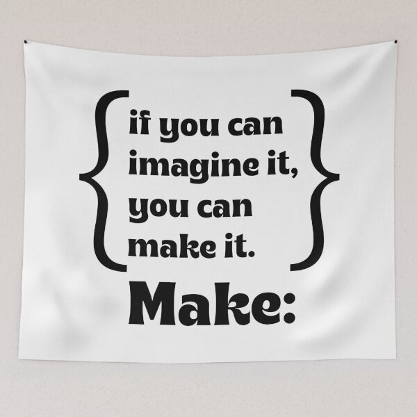 Item preview, If You Can Imagine It, You Can Make It – Creative Coder Typography designed and sold by TipTop GFX.