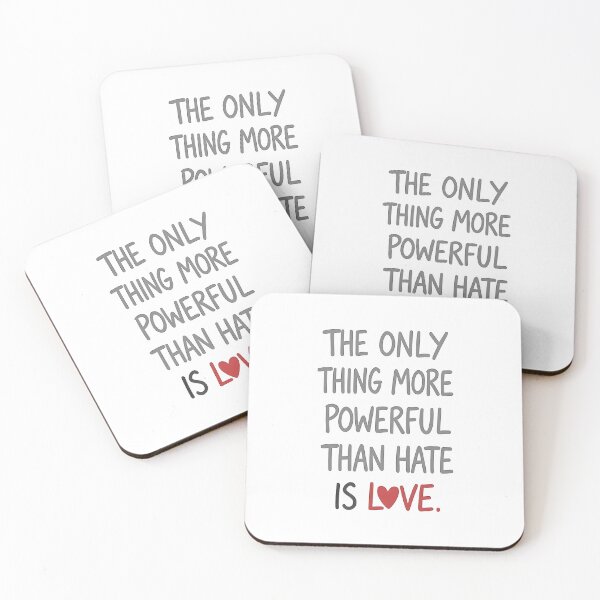 Item preview, The Only Thing More Powerful Than Hate Is Love designed and sold by Uglyandcute.