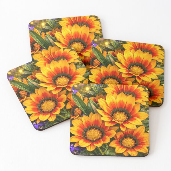 Item preview, Radiant Sunfire Gazanias designed and sold by Dreamy Armine Art.