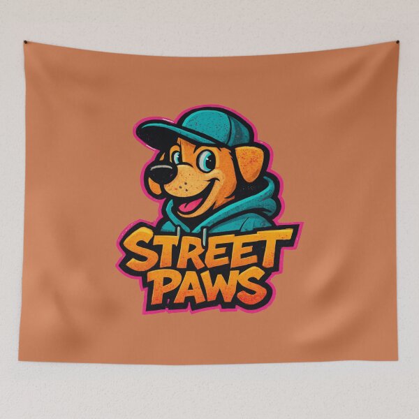 Item preview, Street Paws Graffiti Logo – Urban Pet Design designed and sold by OwnYourMood.