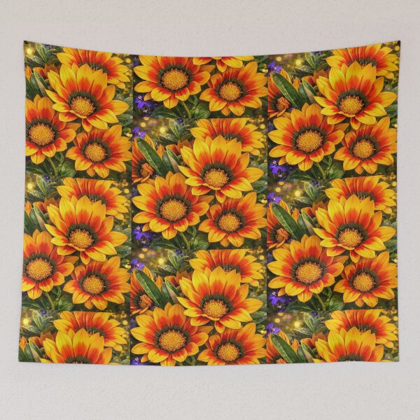 Item preview, Radiant Sunfire Gazanias designed and sold by Dreamy Armine Art.