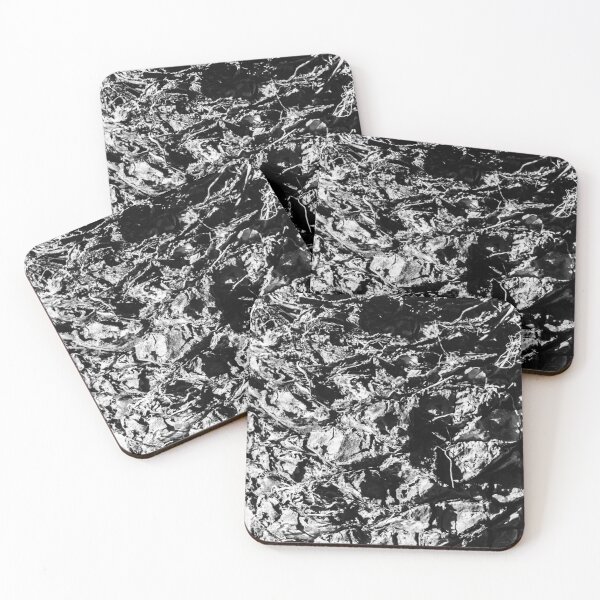 Item preview, Close-Up Black And White Tree Bark Texture With Knotted, Weathered Wood Details designed and sold by Nmallia.